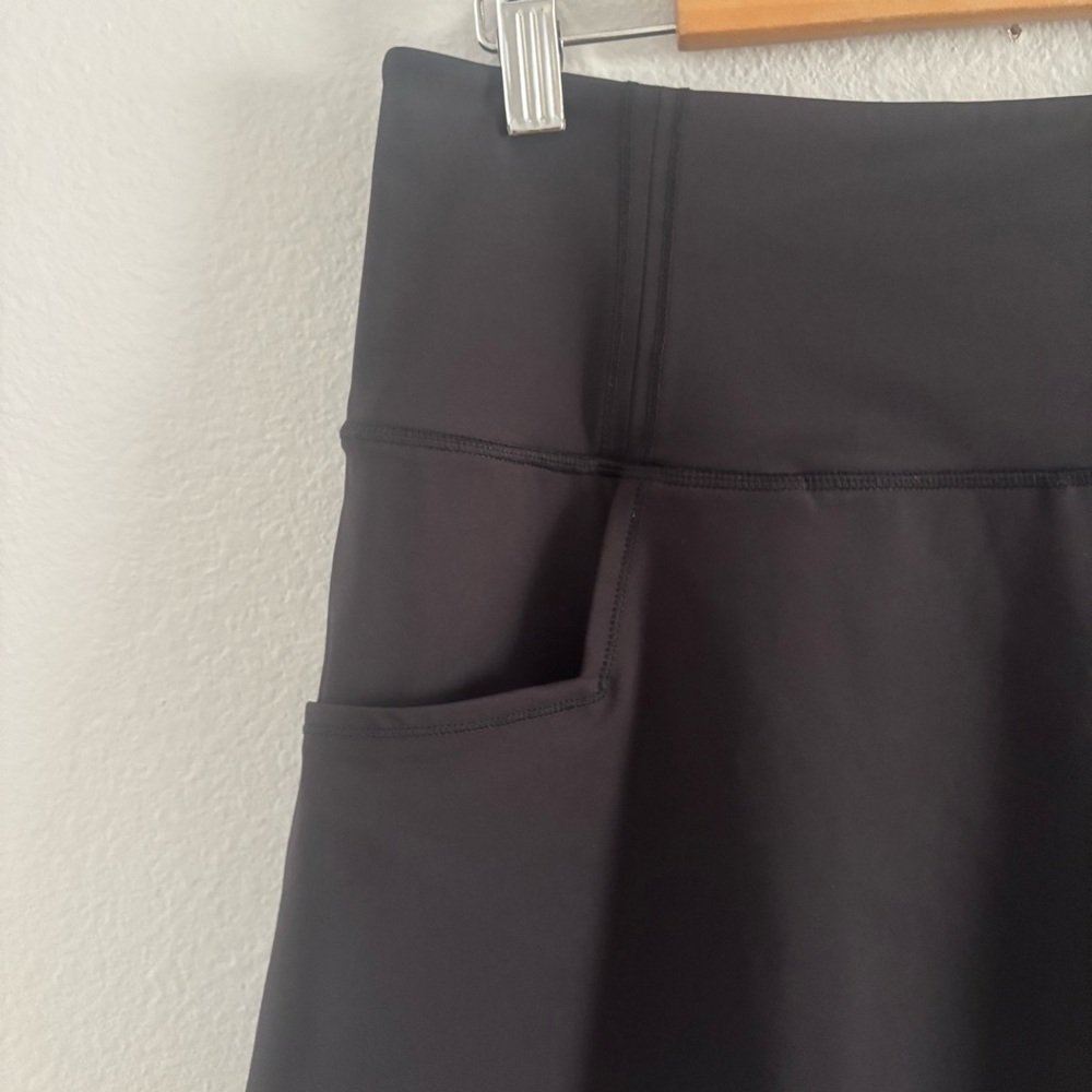 Lole Step Up Active Skort Black Built-In Shorts Pockets Size Large - Picture 4 of 16